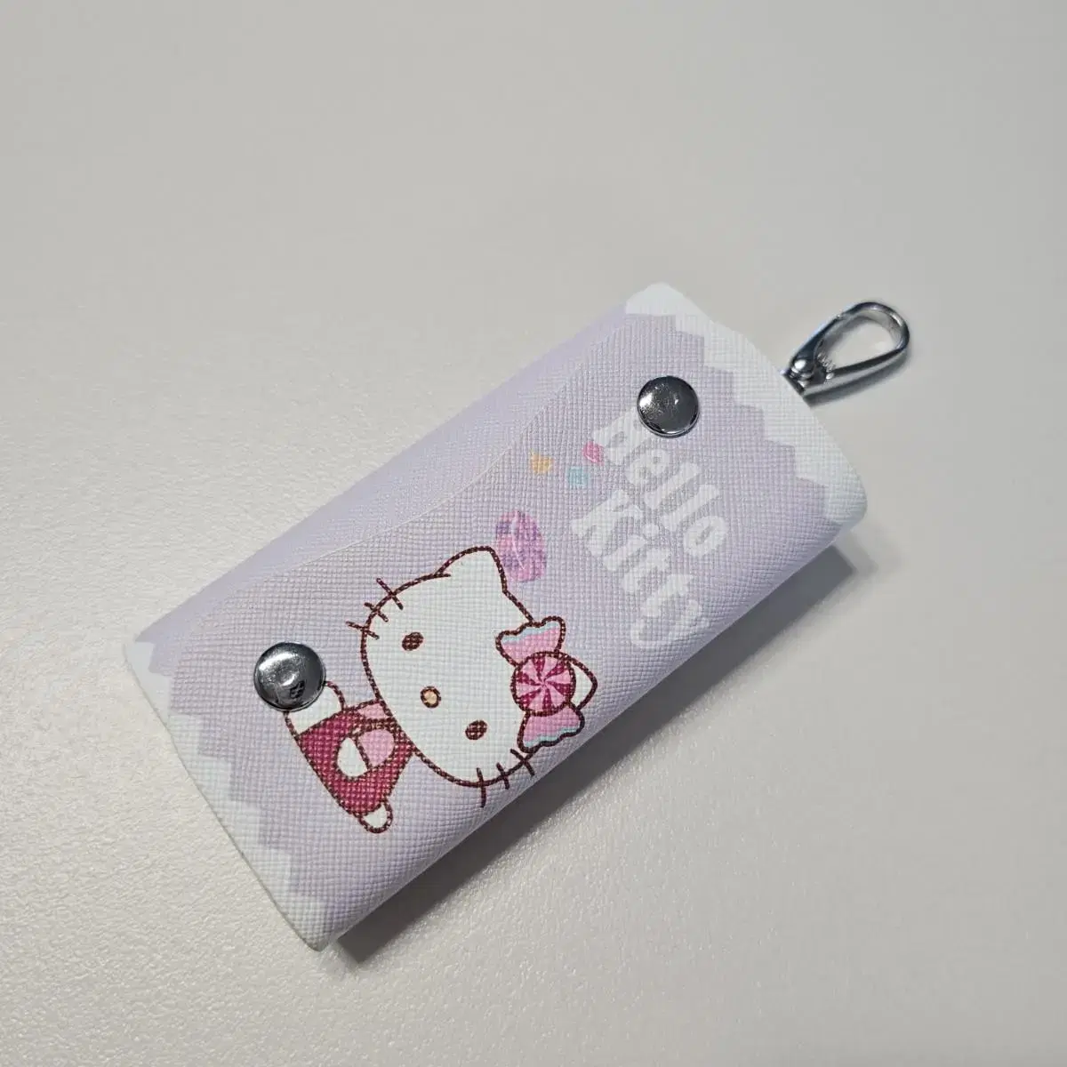 Hello Kitty Mauve Keychain Key Holder Key Wallet Key Case