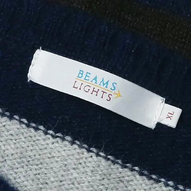 빔즈 라이트 [Beams Lights] 스트라이프 데일리 니트 스웨터