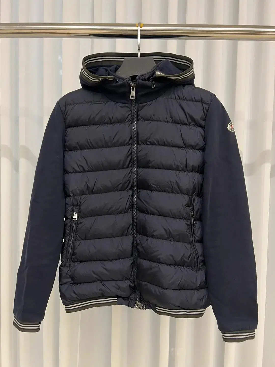 (S)Moncler Knit Hooded Zip Up