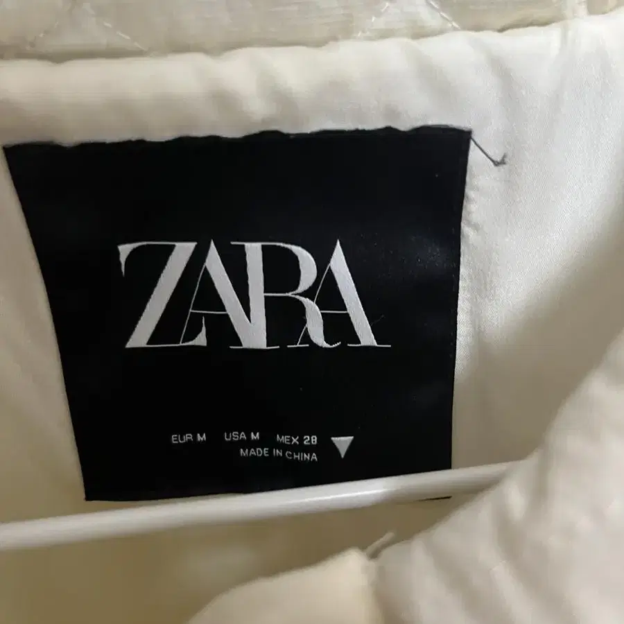 zara 자라 퀄팅 자켓 크롭 오버셔츠