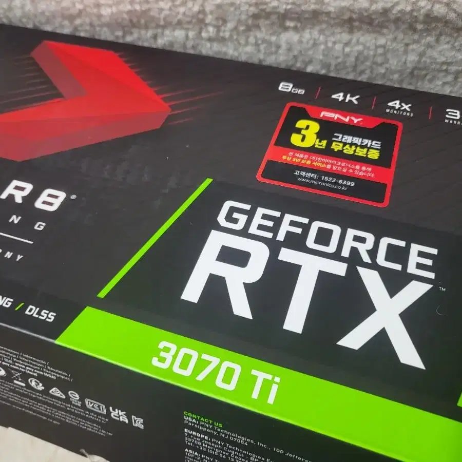 [3070ti] RTX pny 그래픽카드