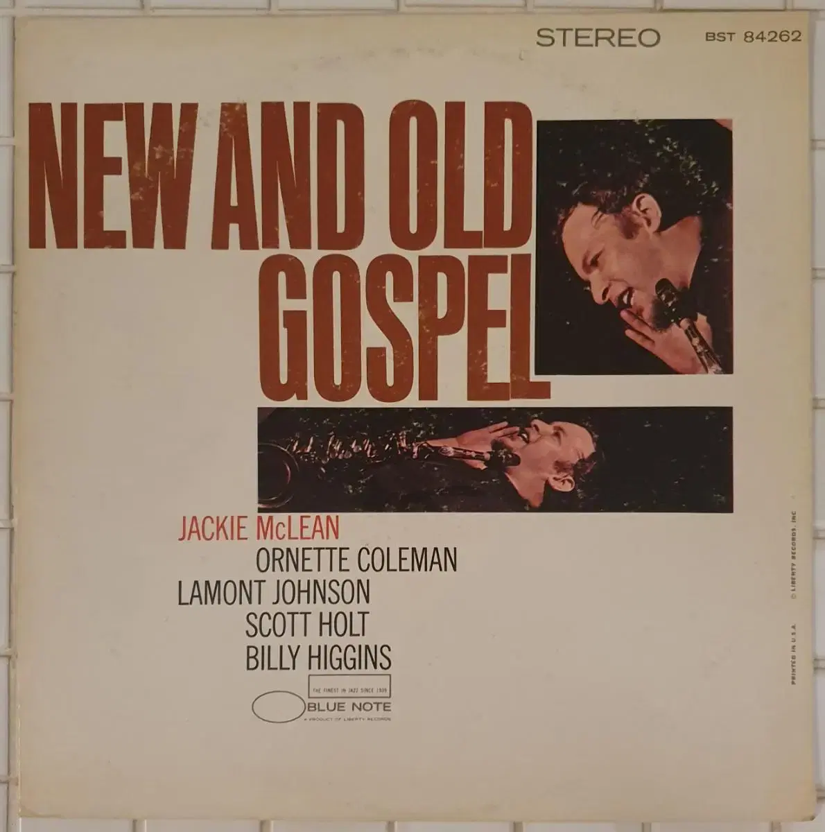 Jackie Mclean - New and Old Gospel LP 초반