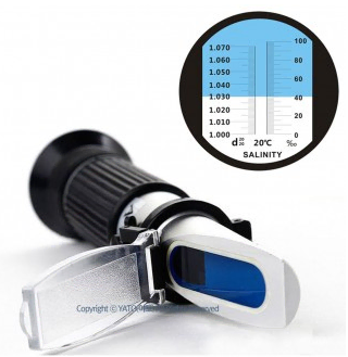 고농도 염분계 광학식 비중계 굴절계 아쿠아리움 바다 수족관 야토 전문가용