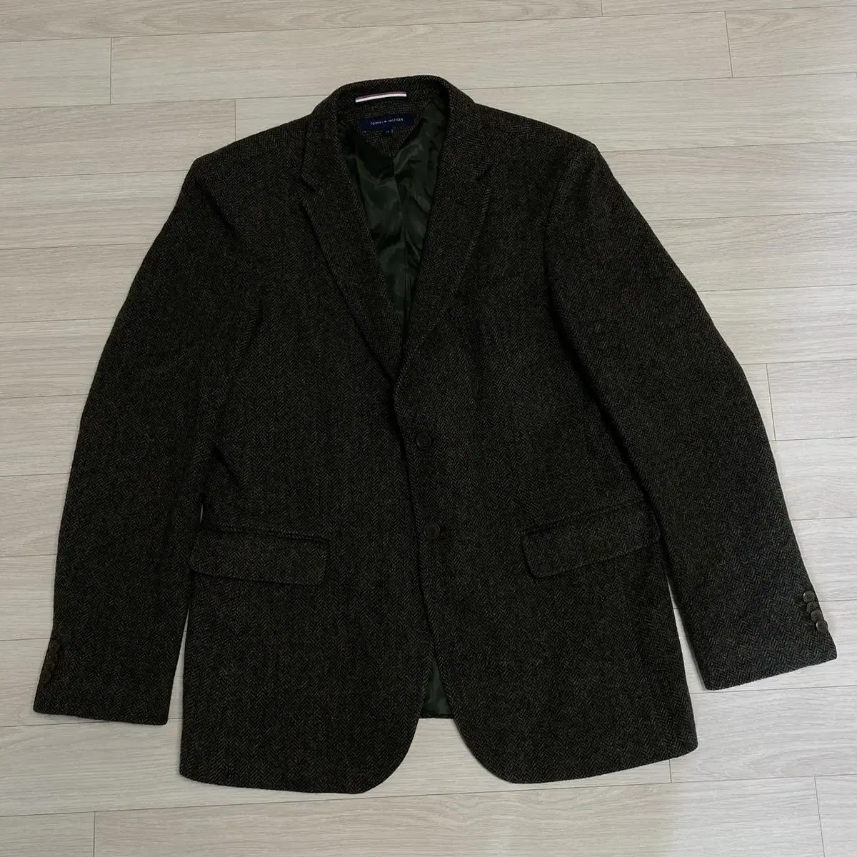 Tommy Hilfiger Herringbone Wool Jacket