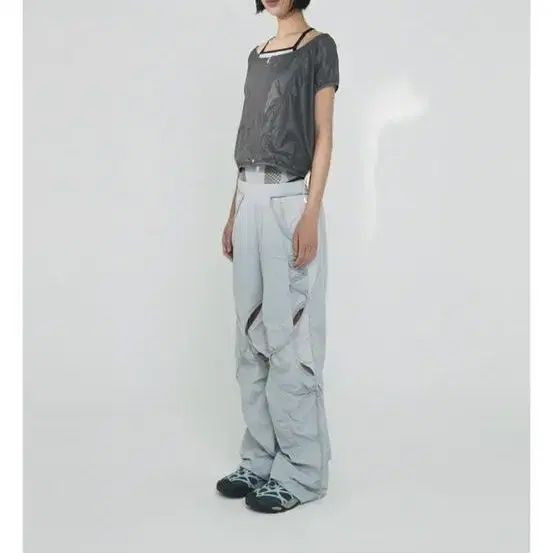 ojos オホス / Open Snap Light Pants 오호스(OJOS) Open Snap Light Pants / White - 사이즈 & 후기