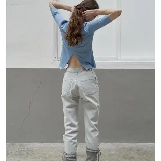 노컨텐츠 Dying Straight Cotton Pant _ Light