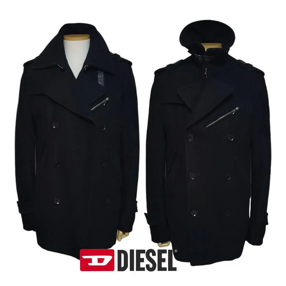 (S) diesel peacoat diesel coat diesel wool coat diesel diesel jacket