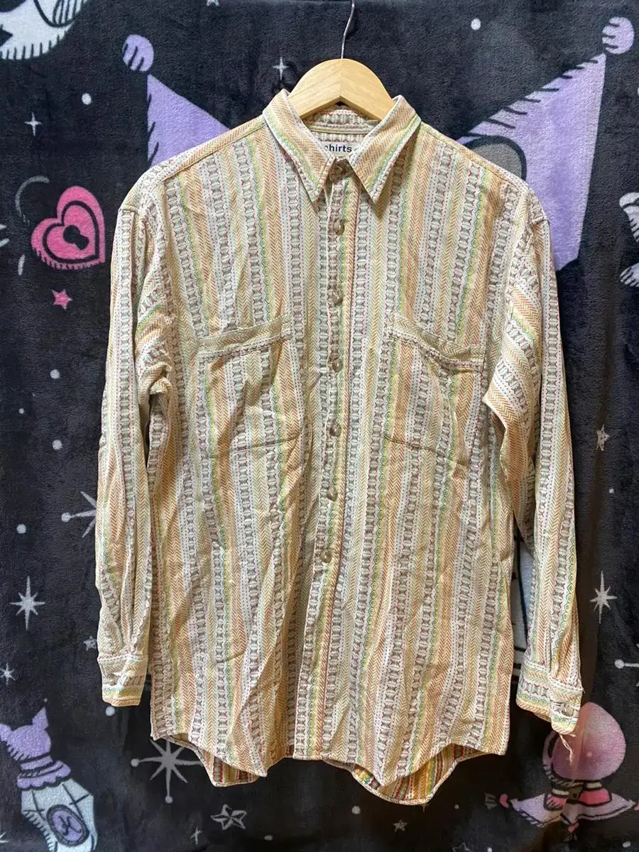 JapaneseVintage Hippie Ethnic Amekaji Cotton Shirt