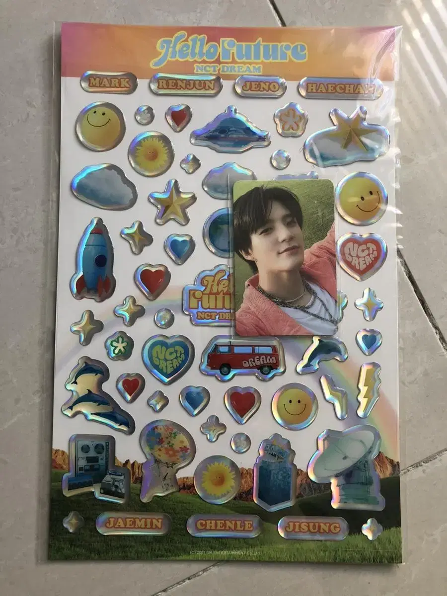 (WTS) jeno epoxy sticker photocards