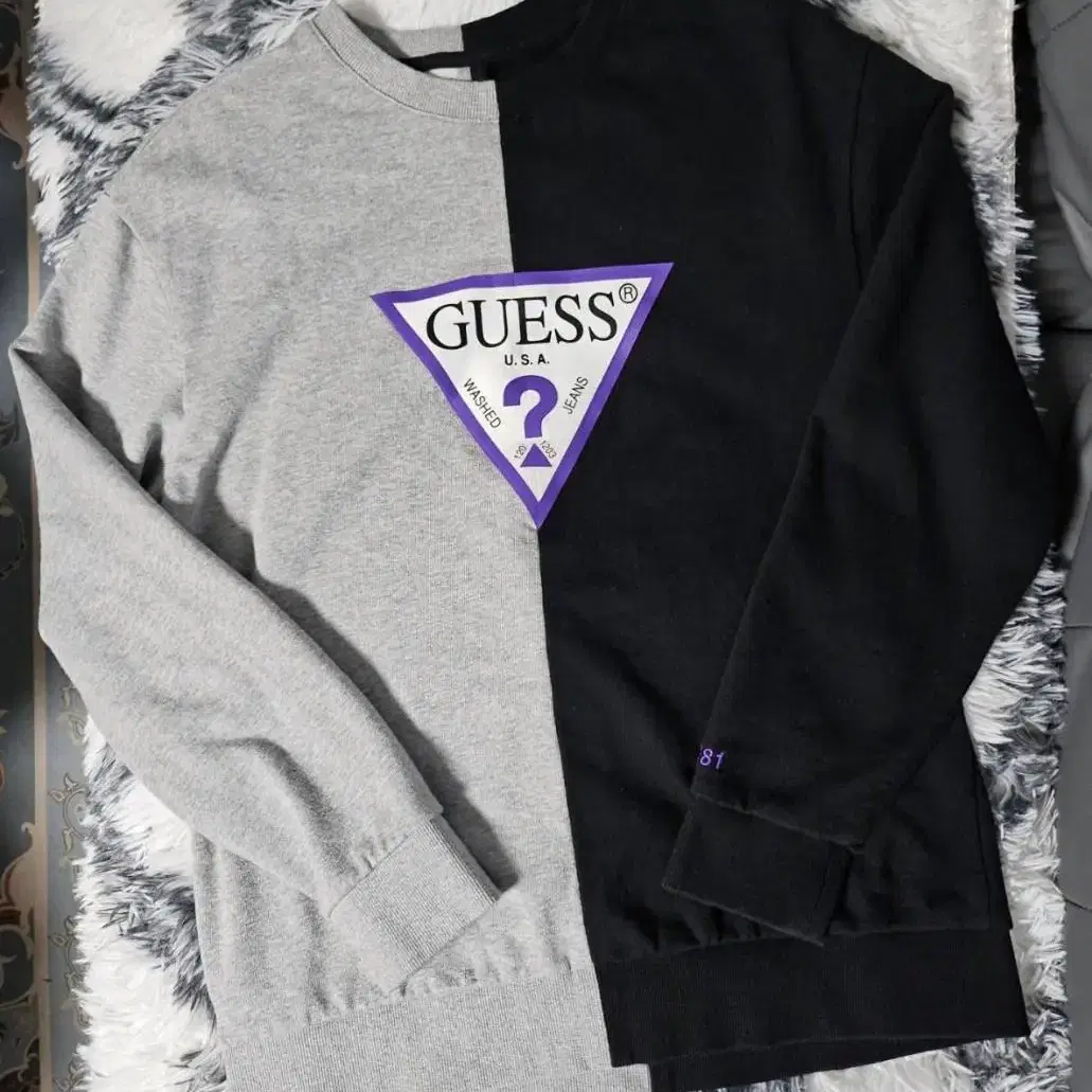 게스 guess 긴팔티셔츠 맨투맨 라운드티셔츠 S