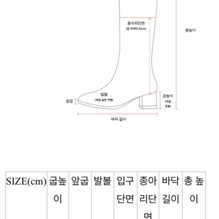 뒷 지퍼 절개 롱부츠