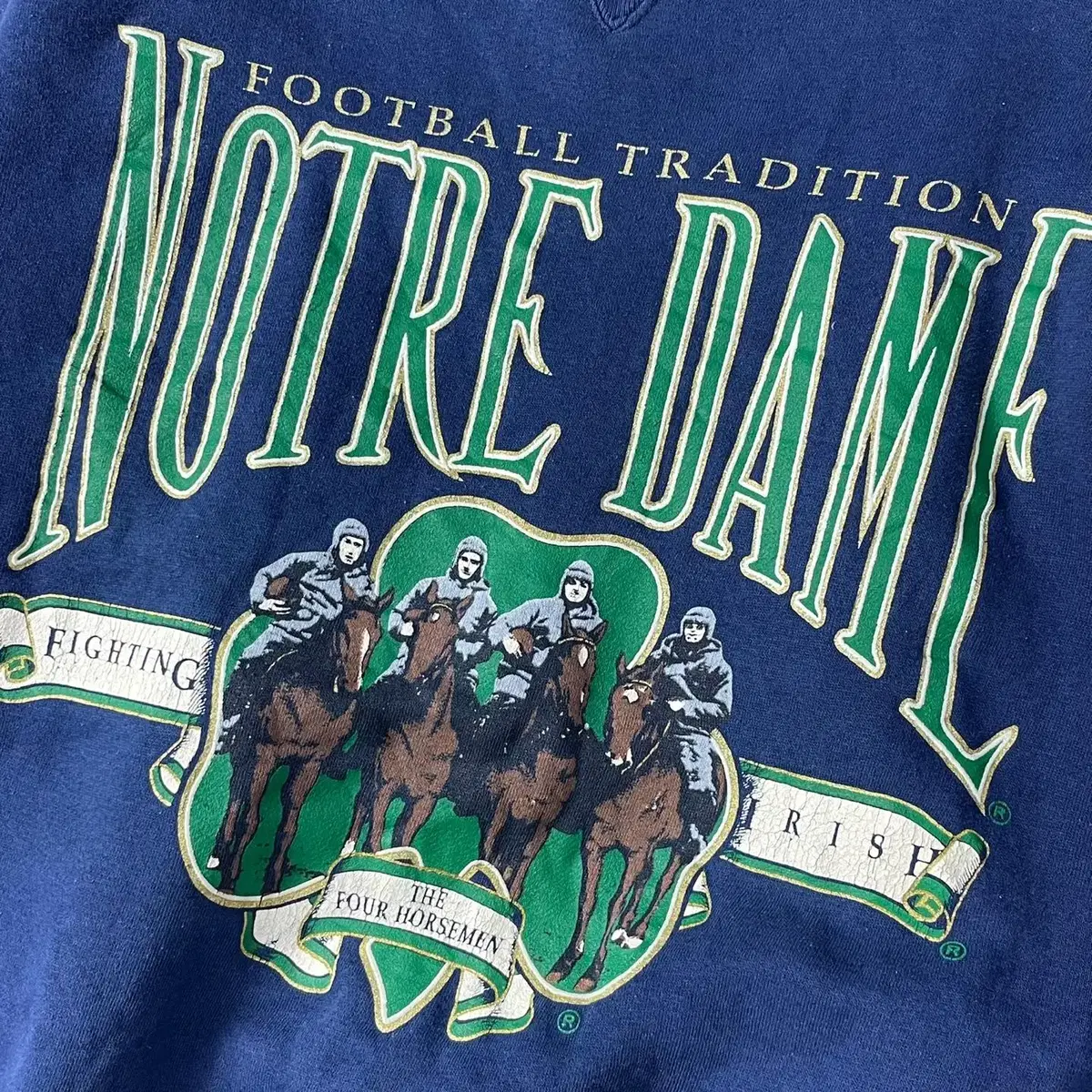 [L]90's NOTRE DAME FIGHTING IRISH 풋볼 맨투맨