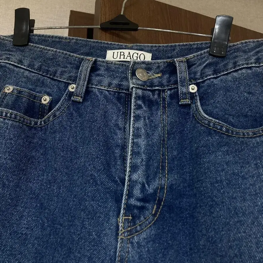 유라고 데님  urago pony washed denim blue