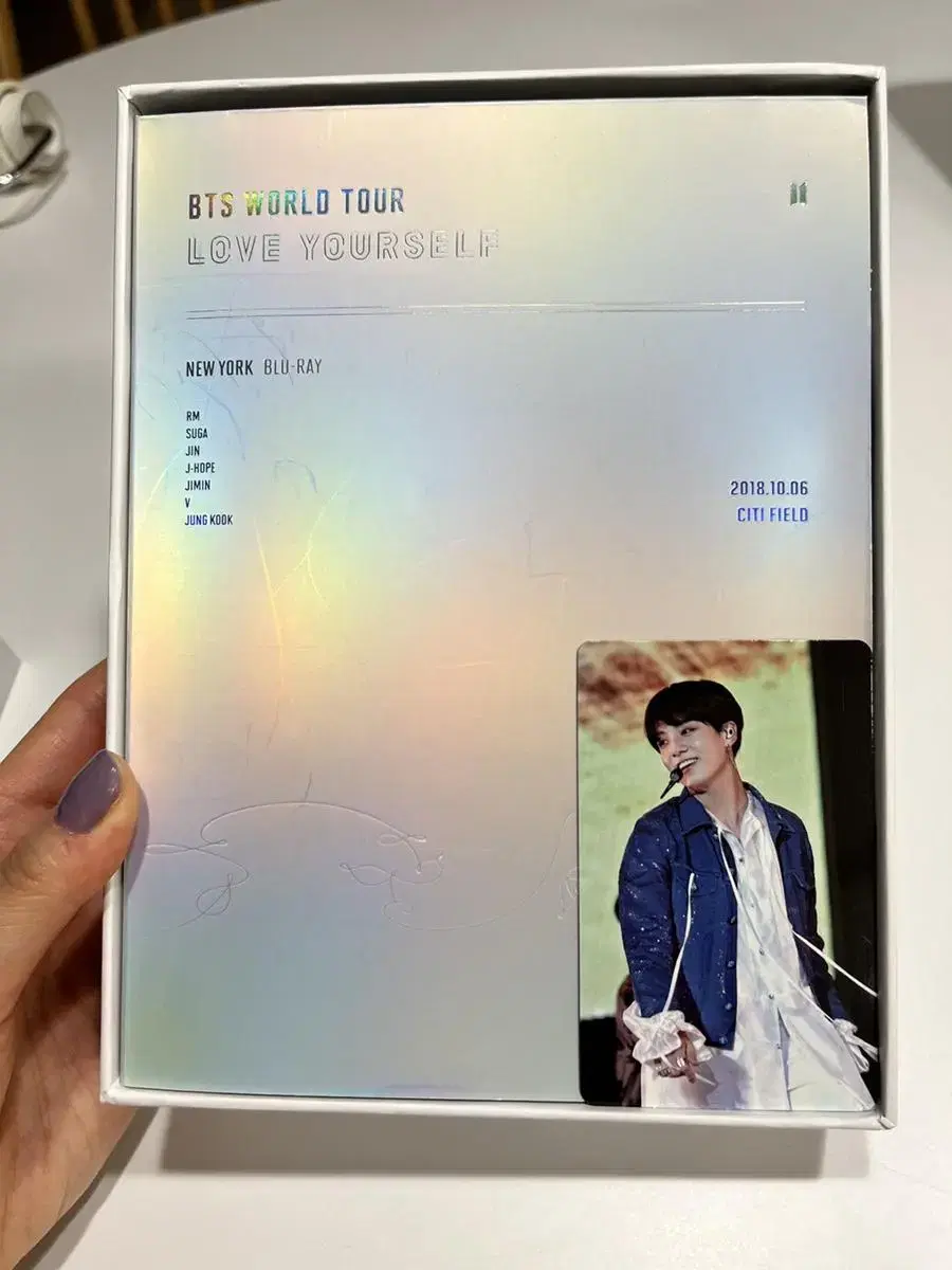 BTS Rubsell blu-ray Full Night with Jungkook Photocard