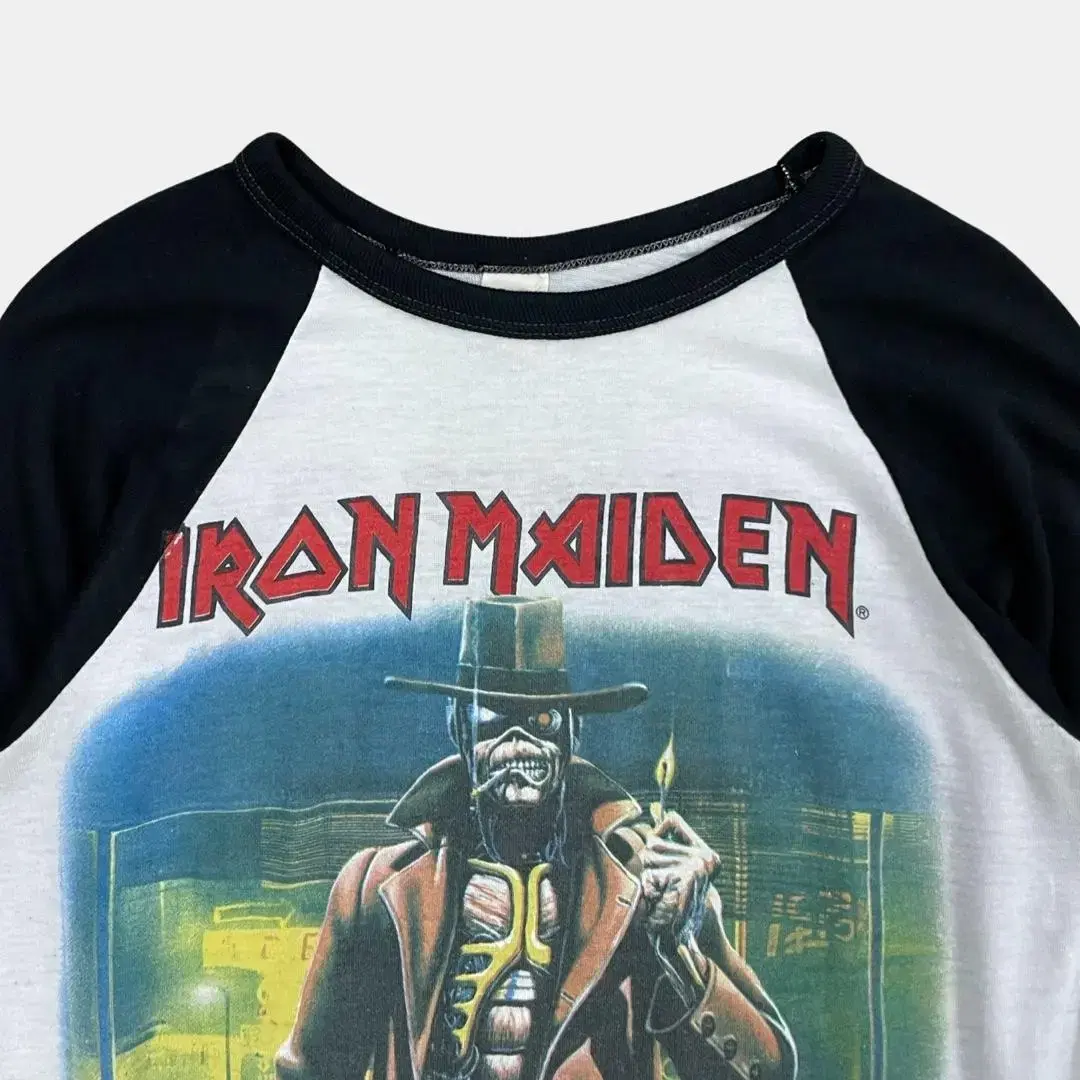 (M) 1987 IRON MAIDEN MAKE MY DAY 티셔츠