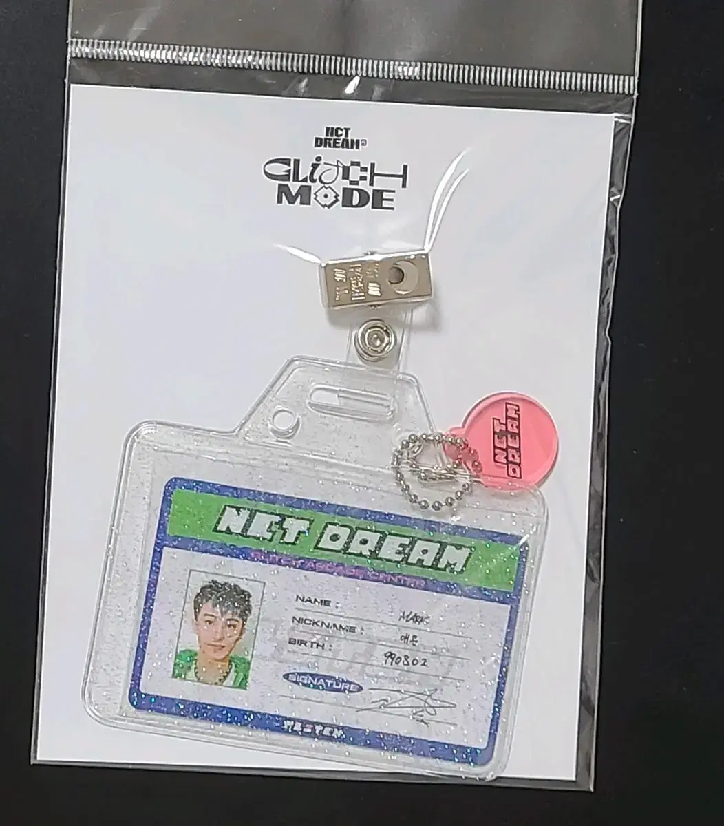 Glitch Mode ID Card NCT DREAM MARK mark Goods MD