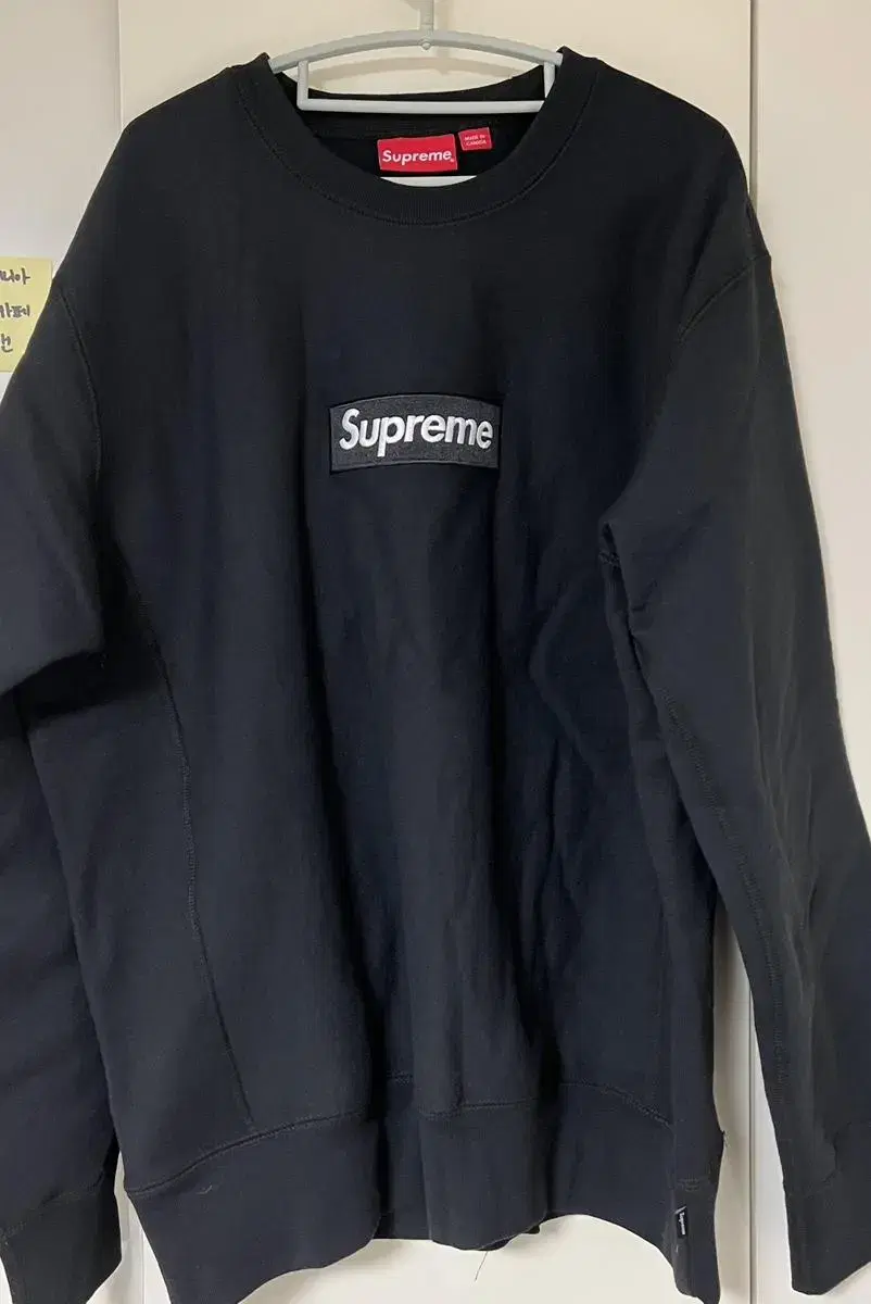 Supreme Box Logo Crewneck Black 18FW