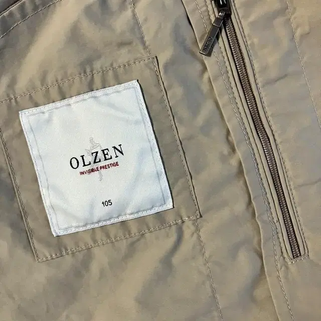 [새상품100-105] 올젠 코튼혼방 간절기용 트렌치코트 OLZEN