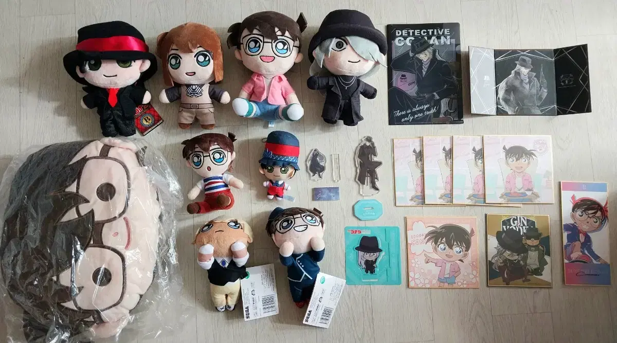 Detective Conan Merchandise bulk Nui doll acrylic Sack Paper jin Akai Sangyoon Amuro