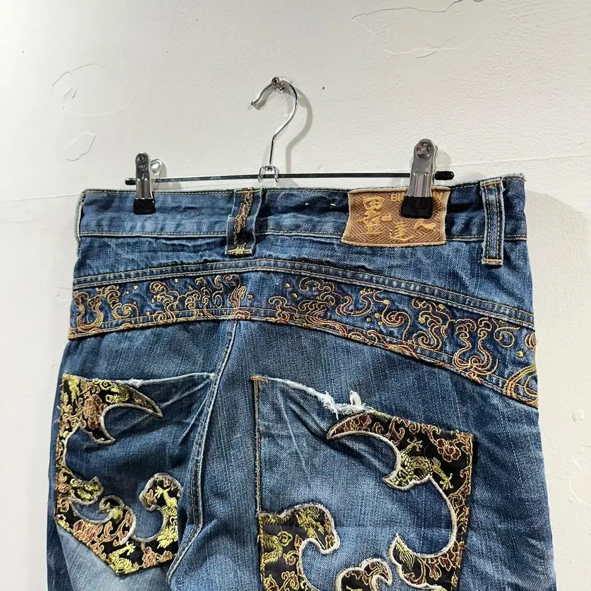 [32] OSAKA BIG TRAIN Washed Denim Jin