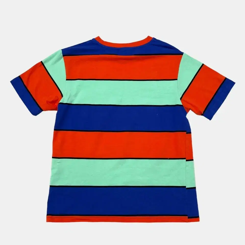 big stripe pattern pocket t-shits