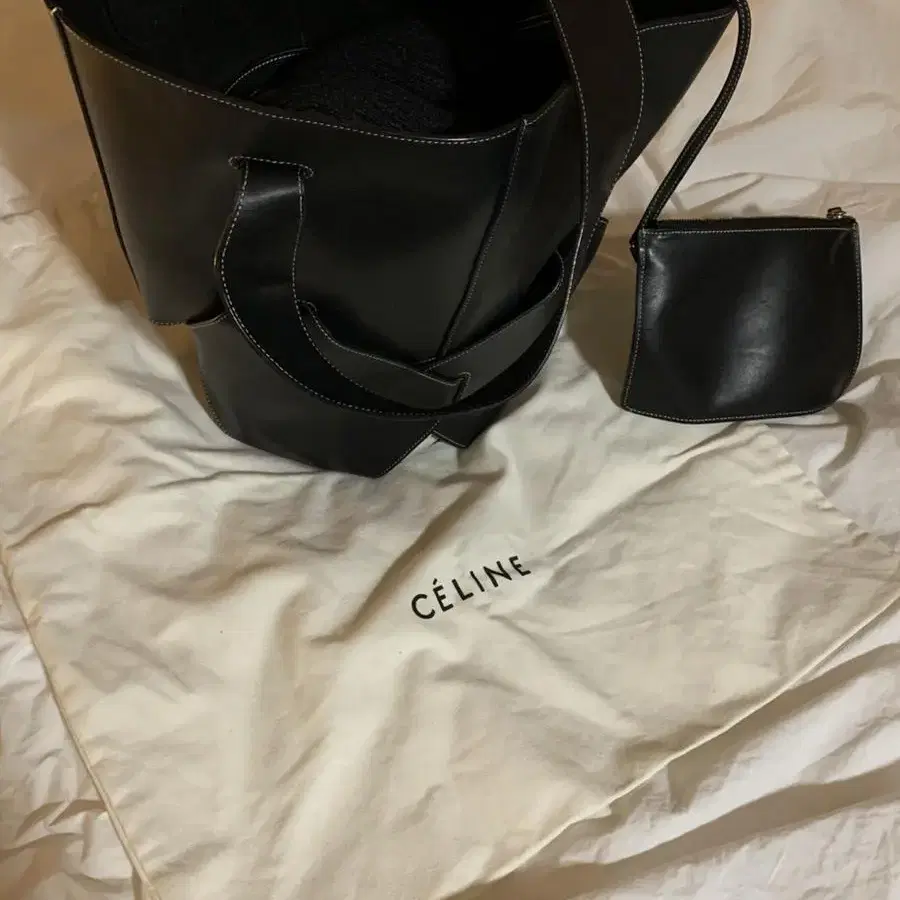 올드 셀린/ 셀린느 홀드올 블랙 Old Celine holdall bag