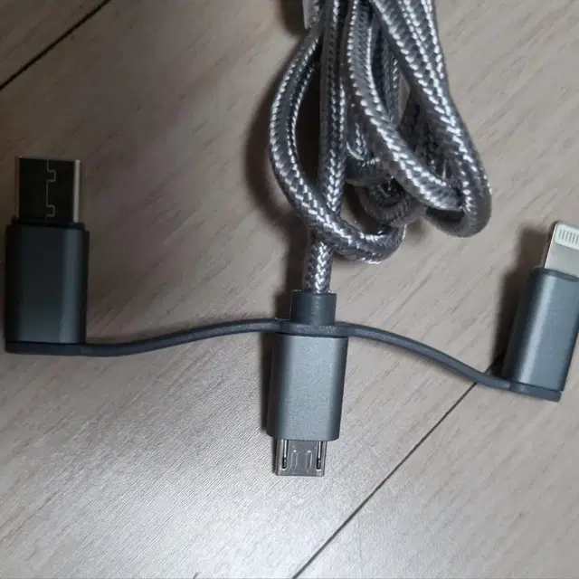 (새상품) 3in1 USB-A 멀티케이블/1m