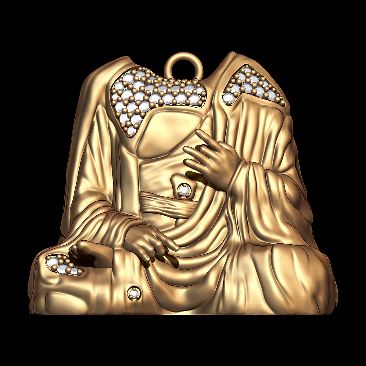 NONMESSPRODUCTS | Stone Buddha Pendant