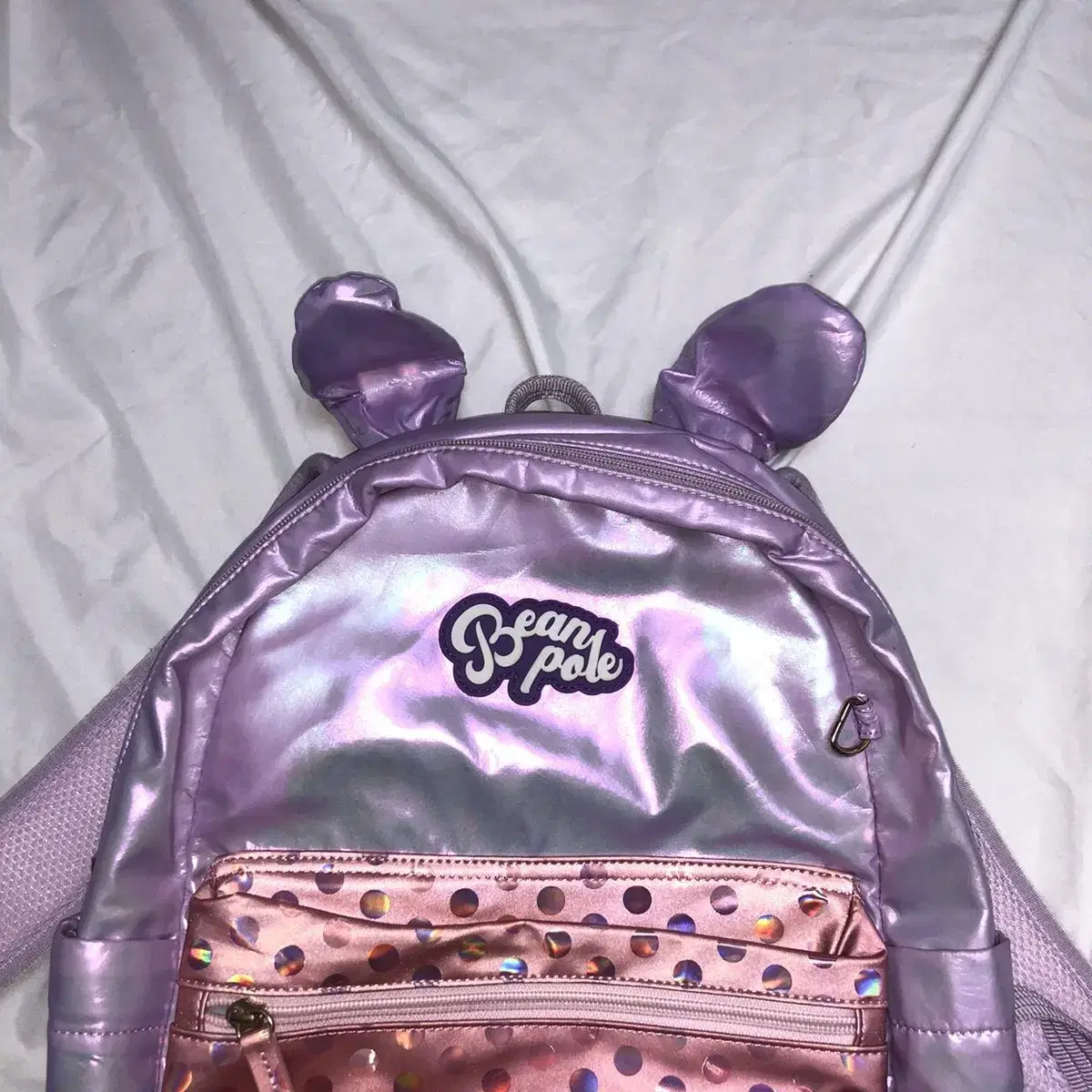 Vintage BEANPOLE purple dot backpack