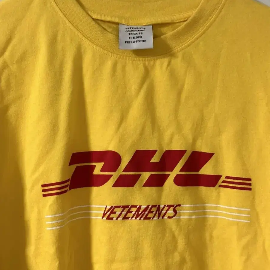 베트멍 DHL 더블 레이어드 티셔츠 XS size