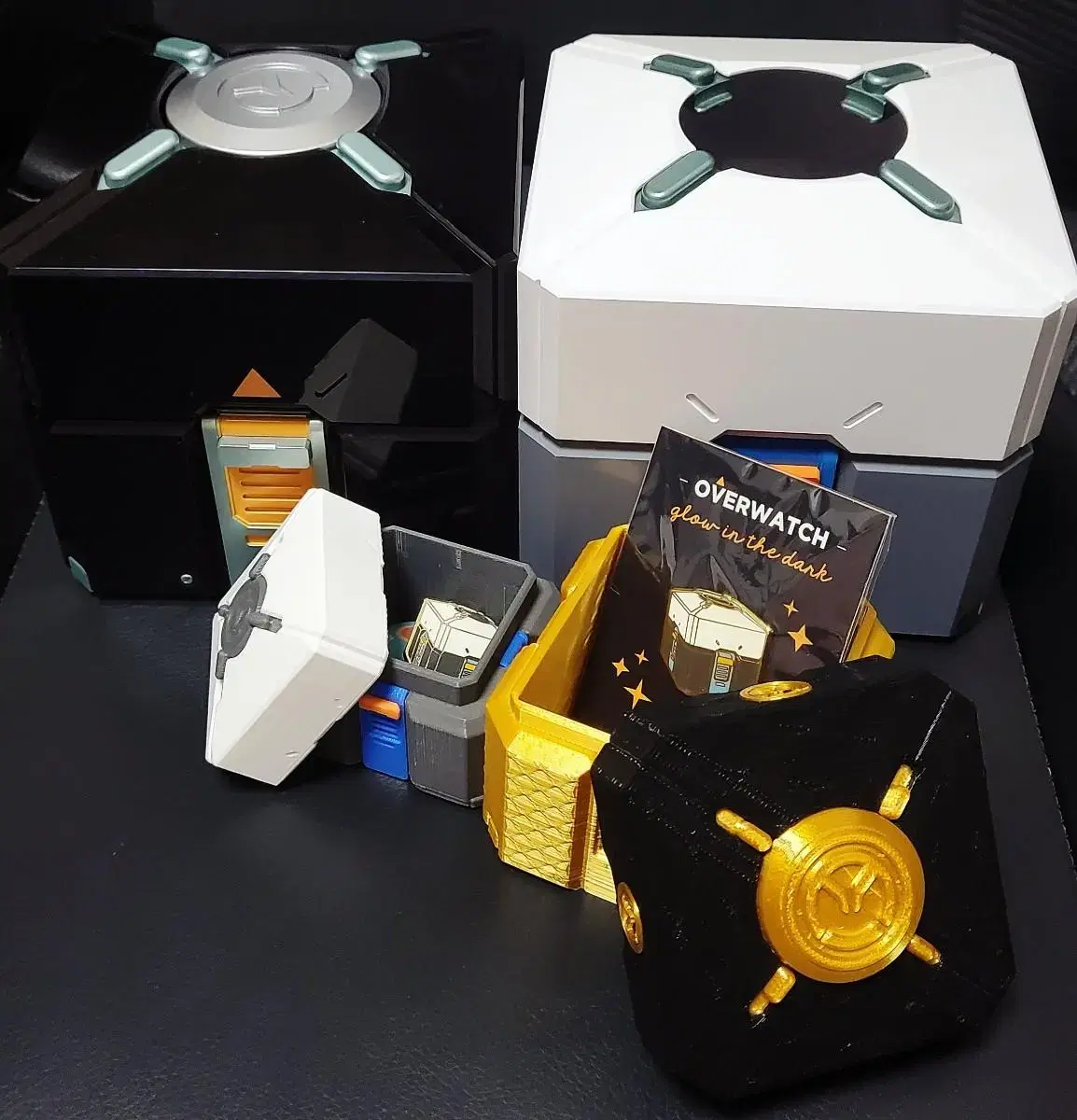 Overwatch Loot Boxes and Merchandise Sets