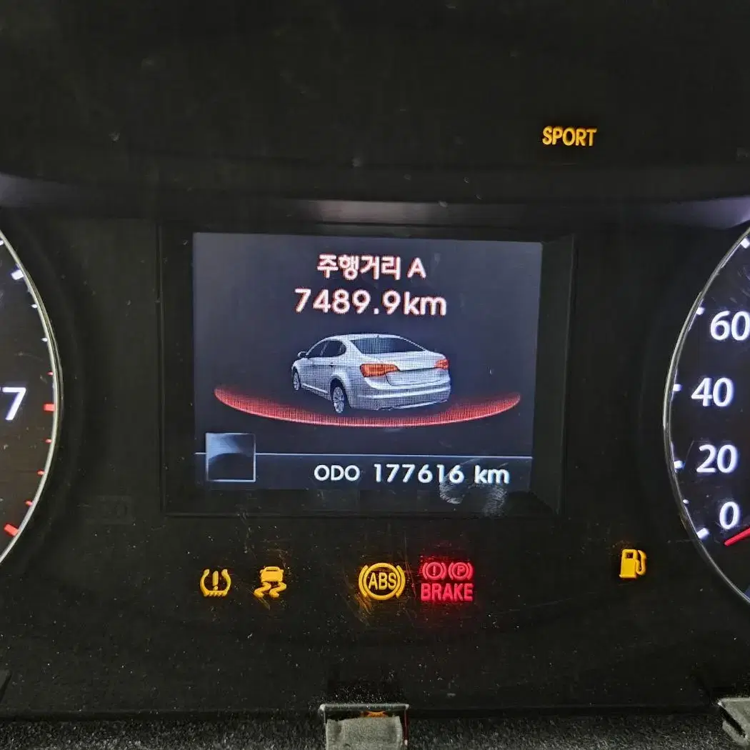 K7 2010년 슈퍼비젼 계기판 94013-3R150 17만Km TPMS