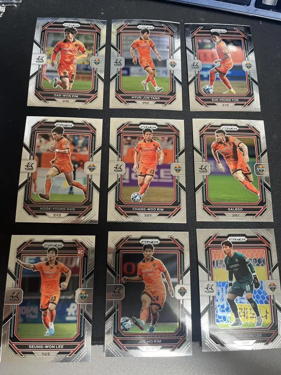 Panini Prism K League Gangwon FC Football Cards in Bulk