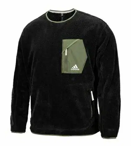 Adidas Fleece Crew Long Sleeve T-Shirt Brushed