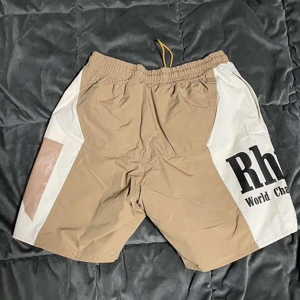 Rhude 루드 반바지 게임쇼츠 s 베이지