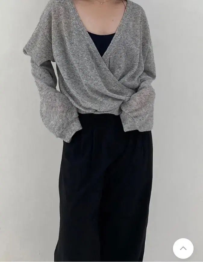 Linen wrap knit