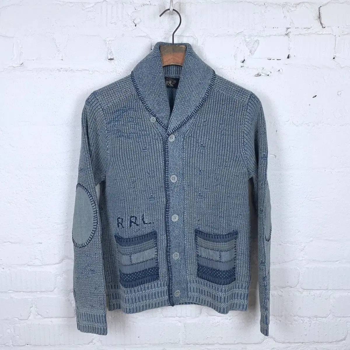 Bargain RRL Flag Patchwork Shawl Kara Cardigan