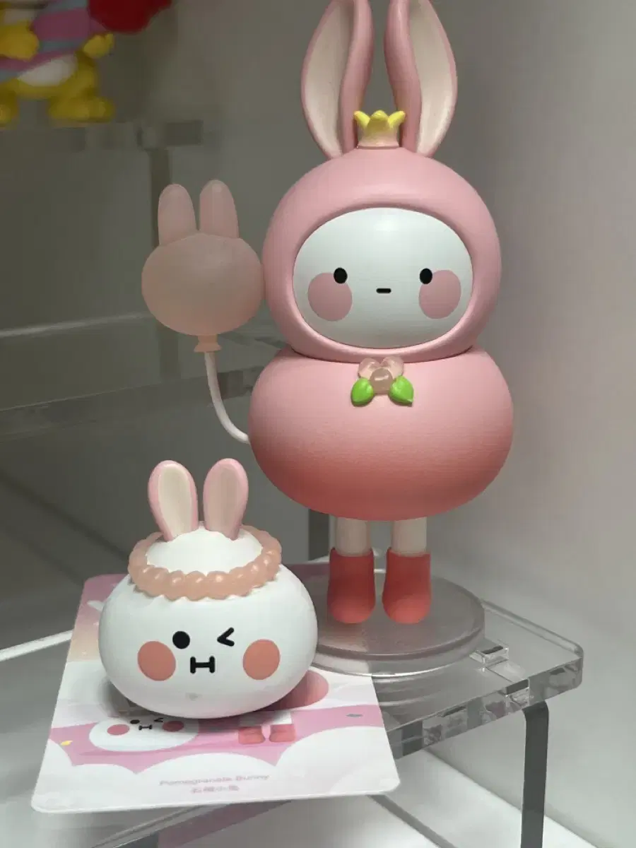 Pop Mart Bobo & Coco Balloon Series Pomegranate Bunny