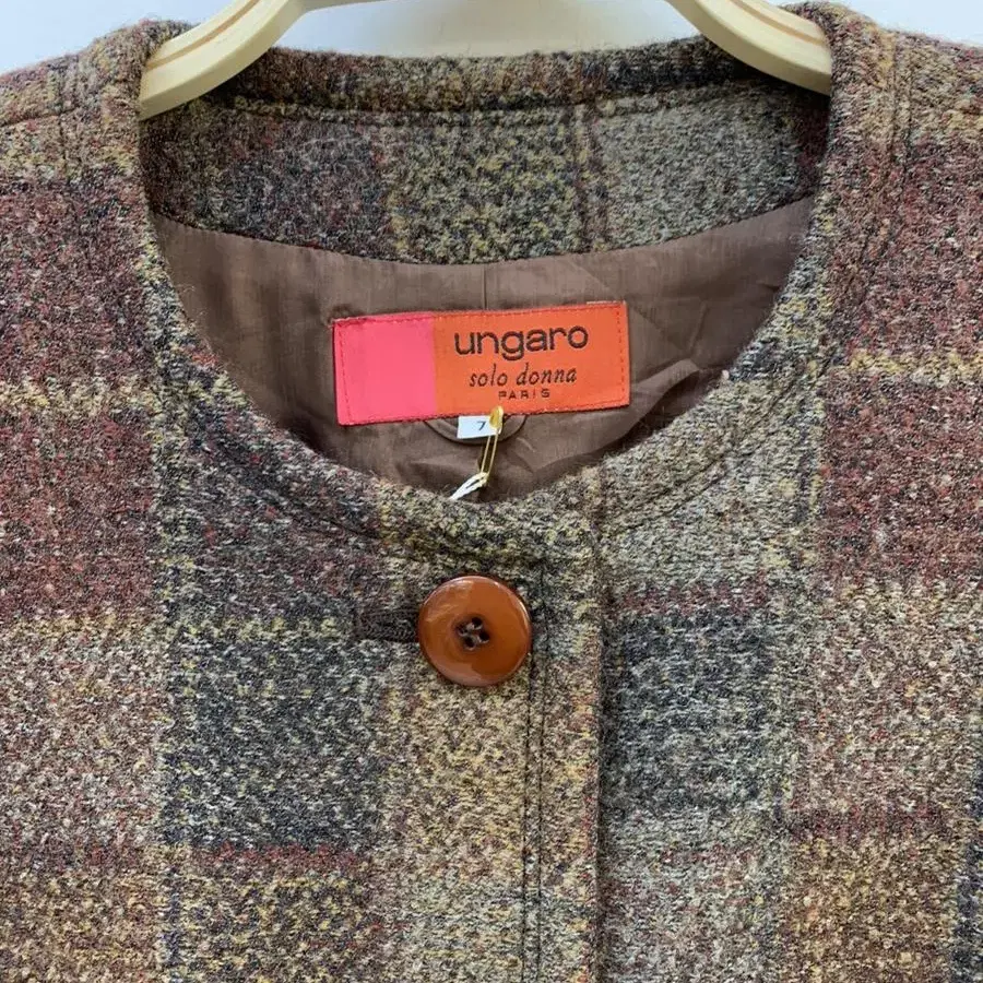 ungaro 체크 자켓