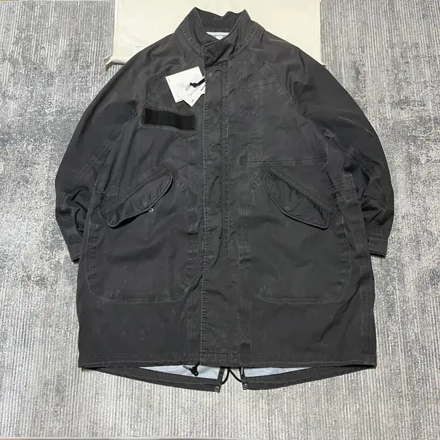 VISVIM 21SS SPOT FISHTAIL PARKA 3L DMGD