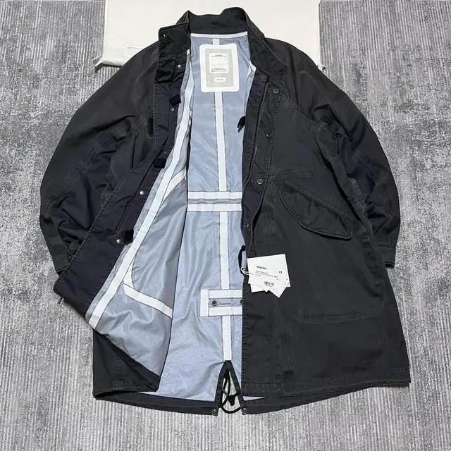 VISVIM 21SS SPOT FISHTAIL PARKA 3L DMGD