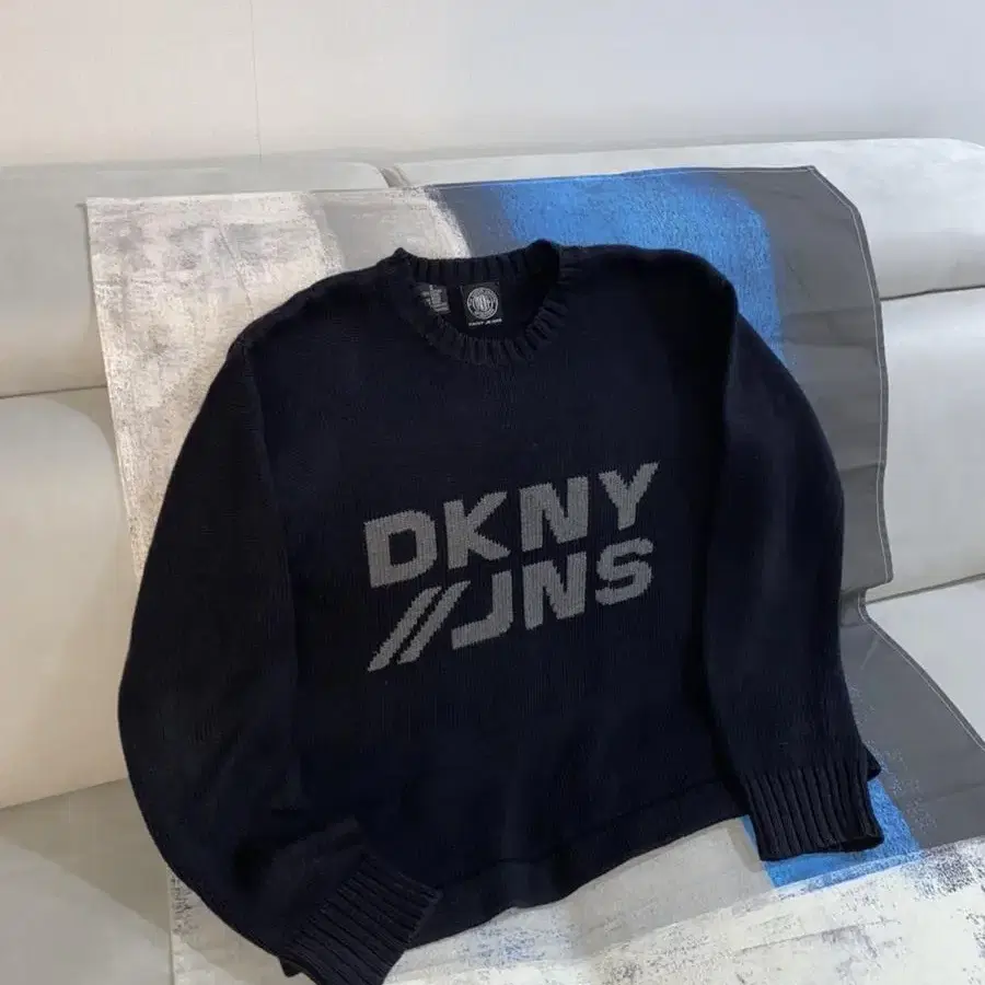 DKNY Jeans 블랙니트/빈티지니트/빈티지가디건/빈티지자켓/y2k