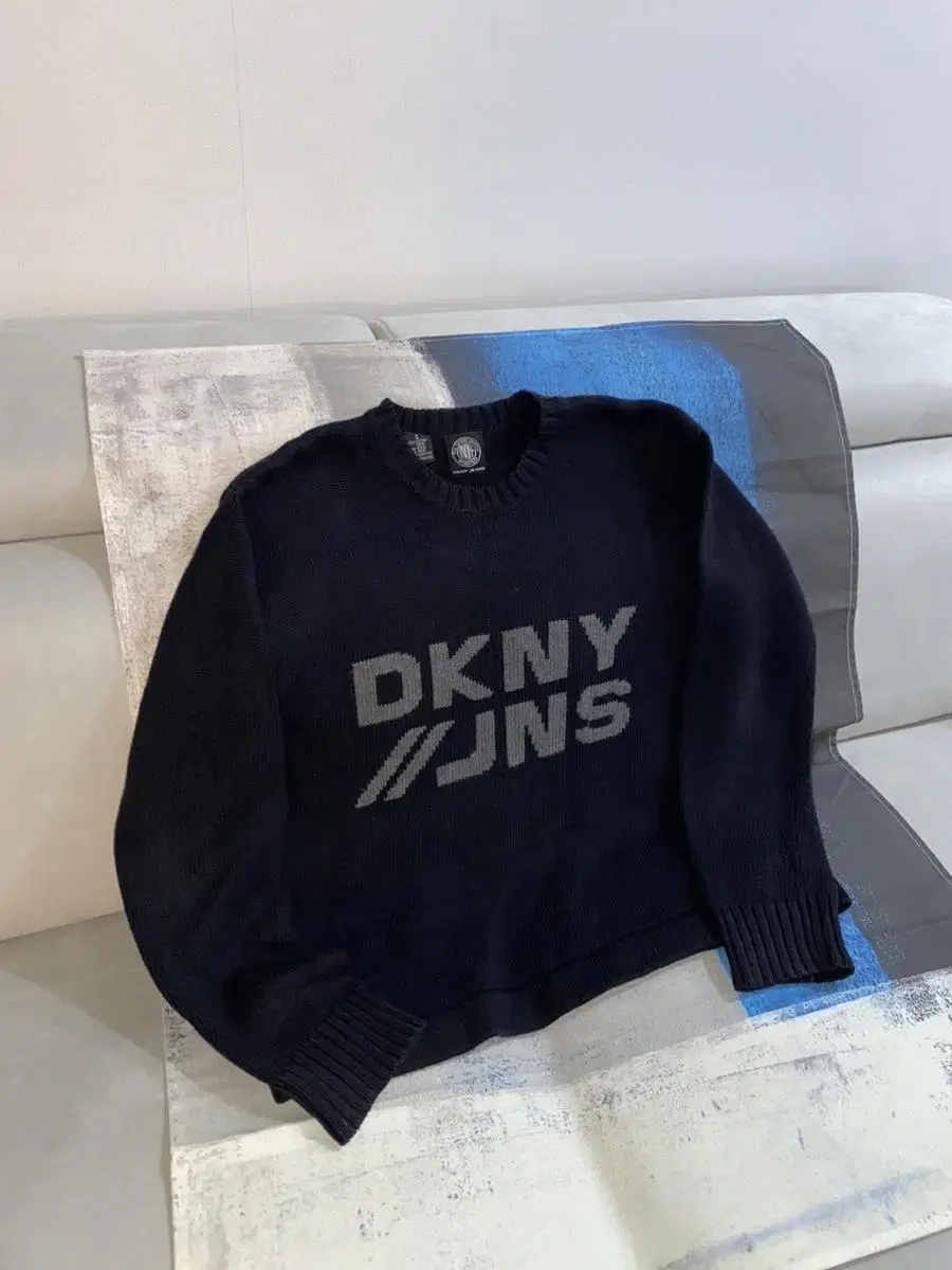 DKNY Jeans 블랙니트/빈티지니트/빈티지가디건/빈티지자켓/y2k