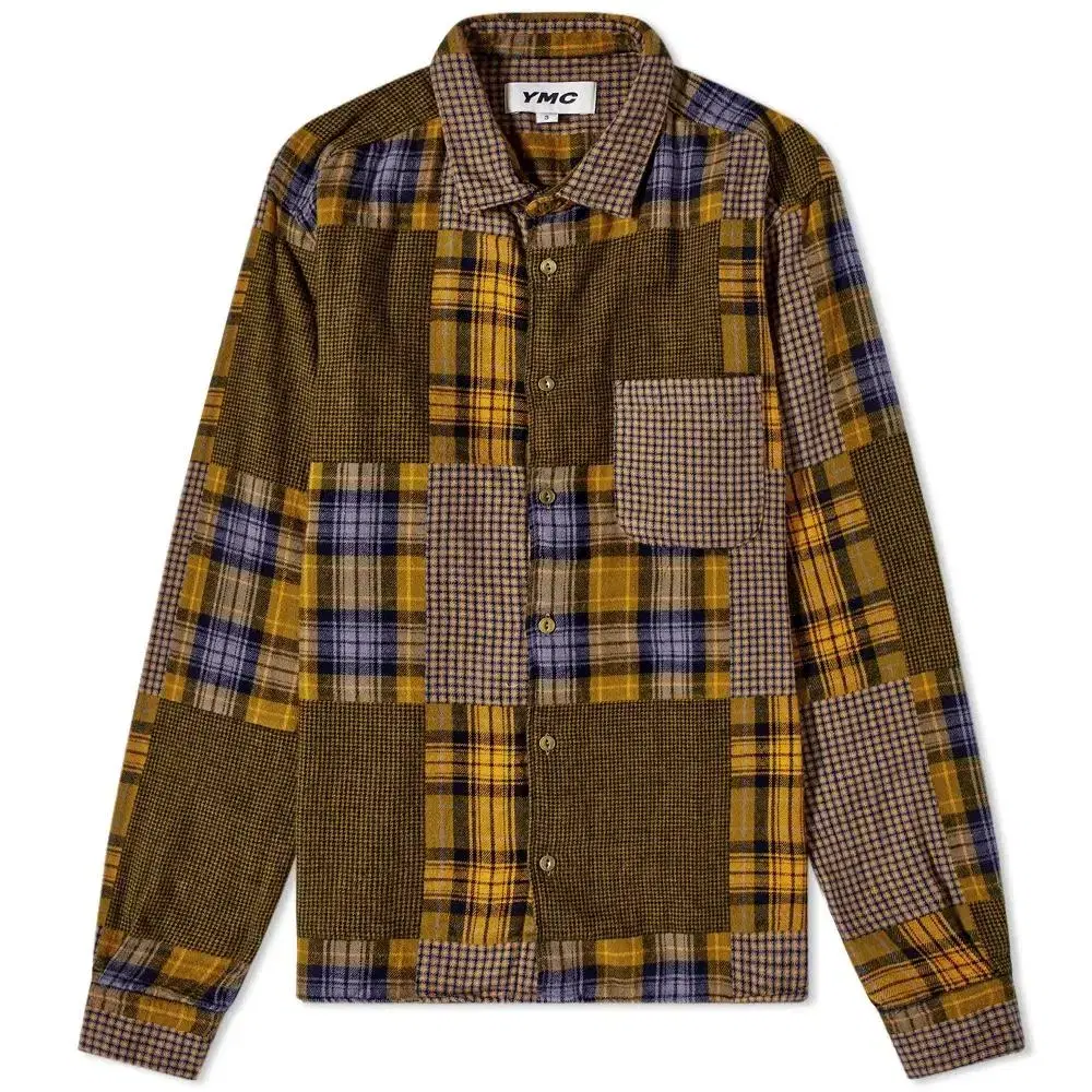 Ymc patchwork shirt 패치워크셔츠