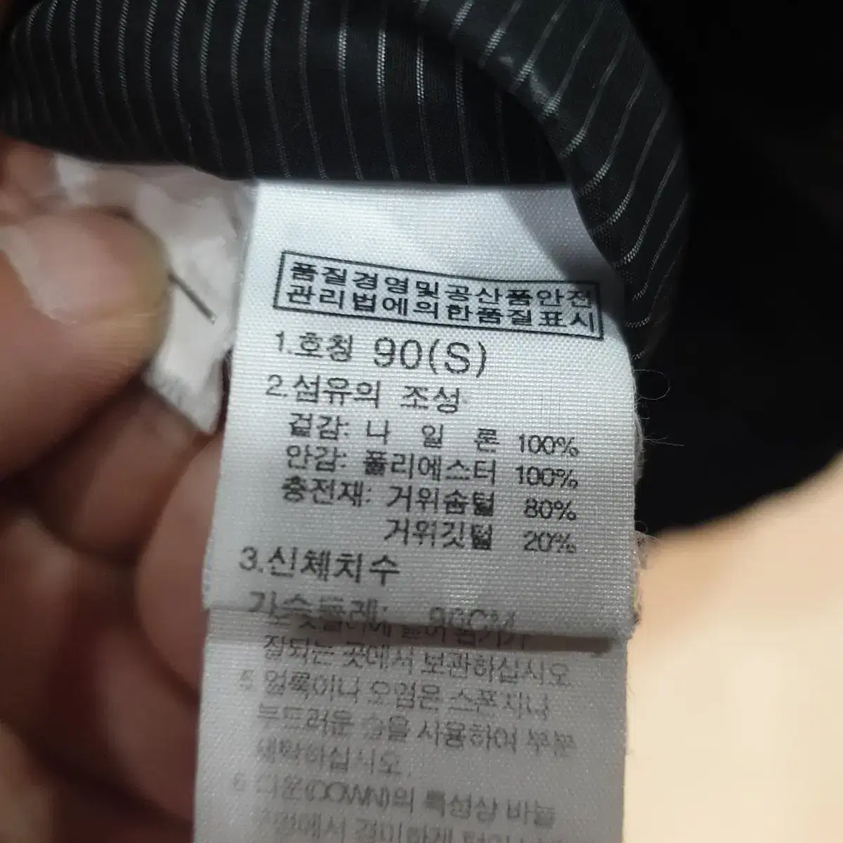 노스페이스 구스다운