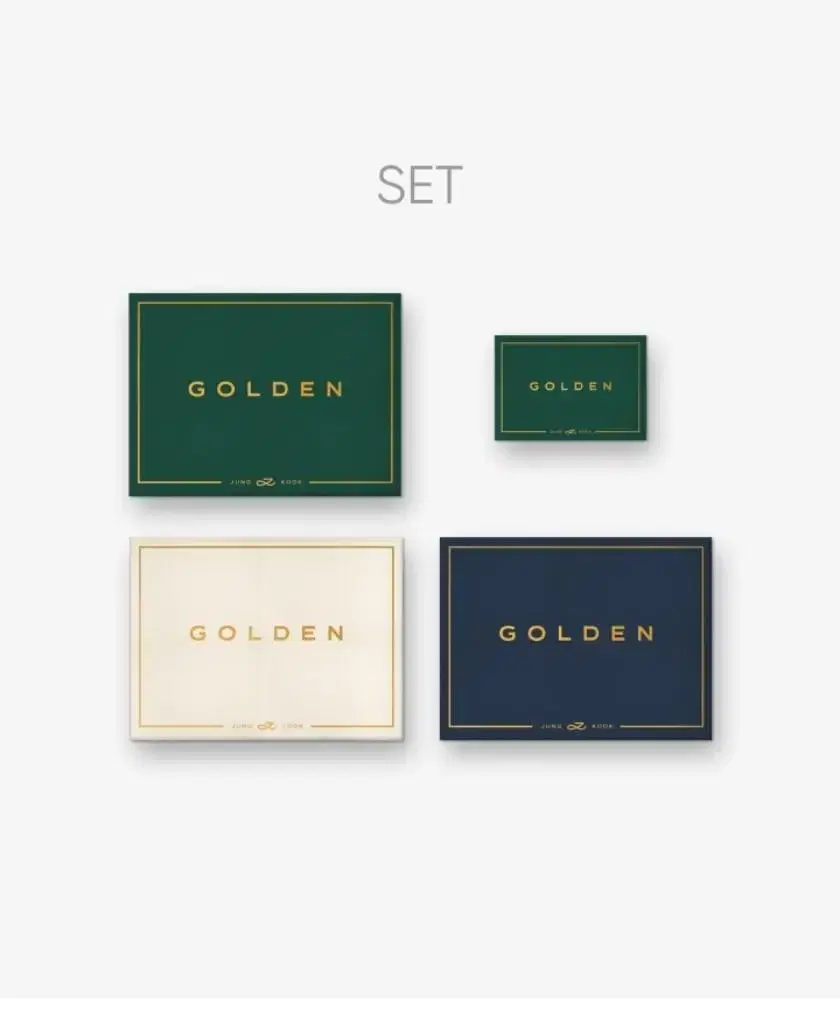 ((Pre-order benefits included, defecation)) Jungkook album Golden Set + Weverse version set