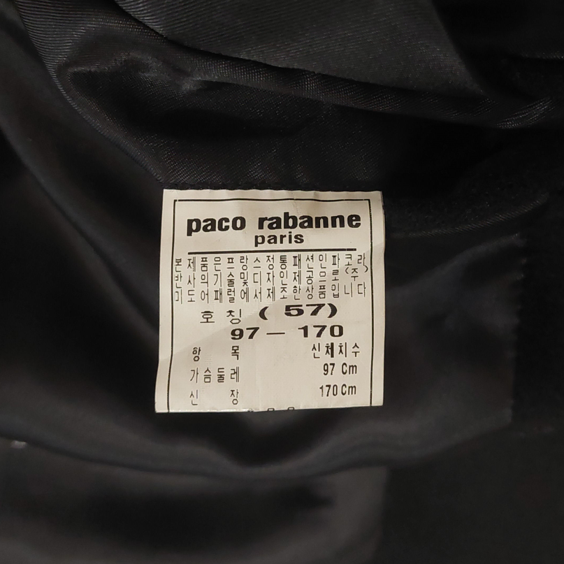 파코라반 (Paco Rabanne) 남성 모직 롱코트 (95~100사이즈