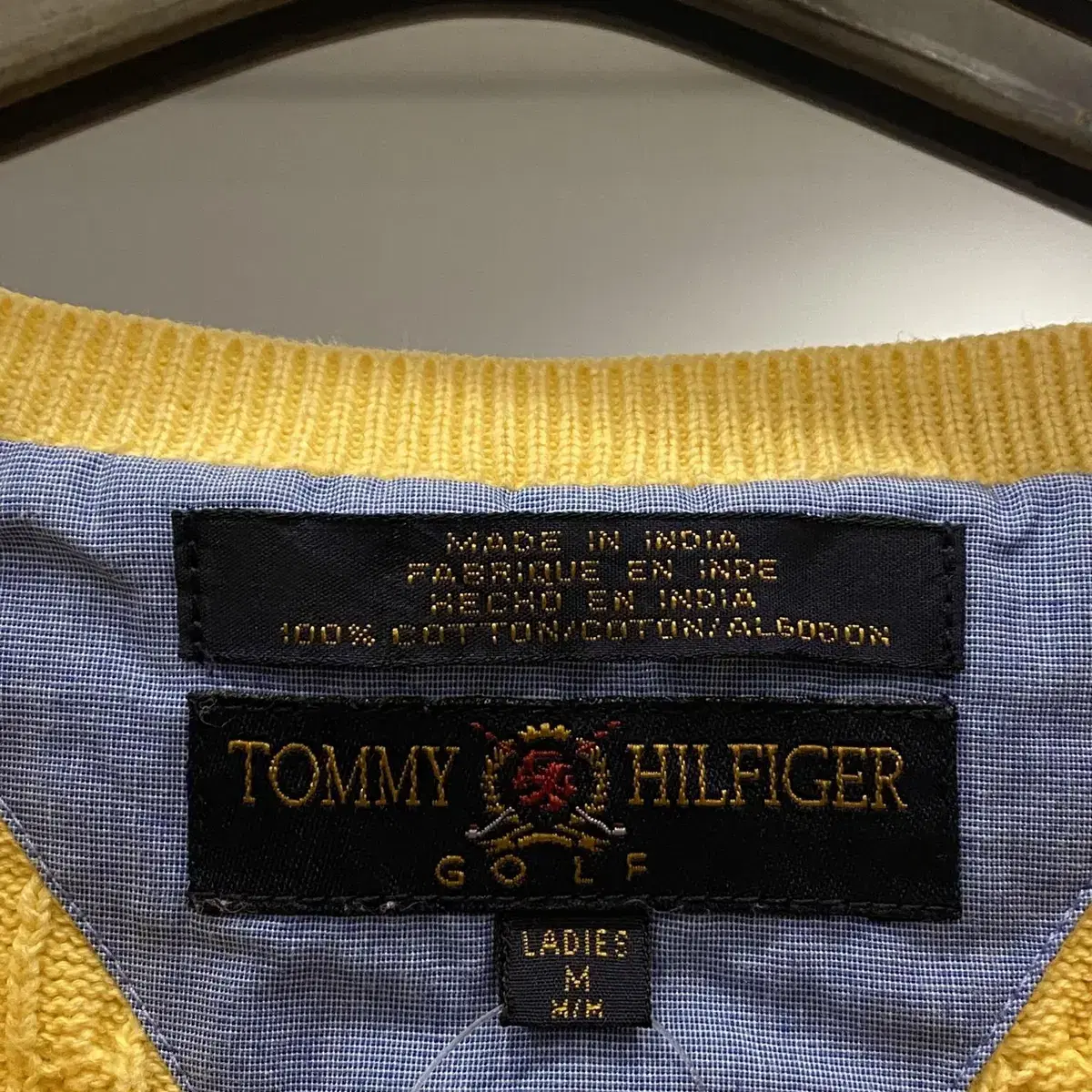 90s Tommy Hilfiger 타미힐피거 케이블 니트 베스트