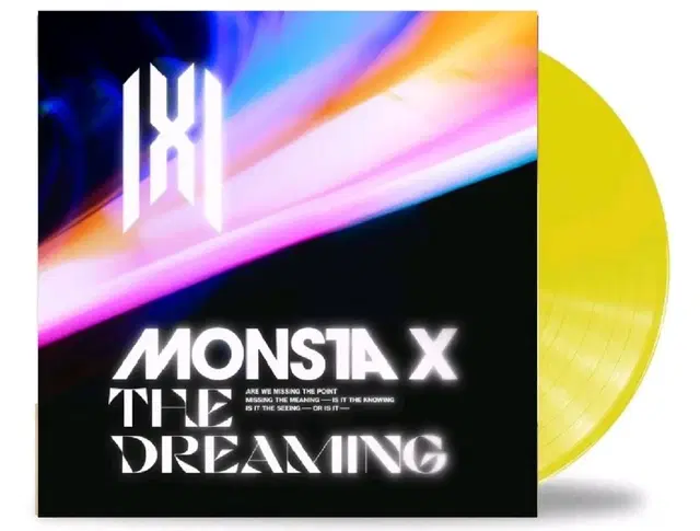 Monsta X 몬스타엑스 THE DREAMING 옐로우 컬러 LP 바이