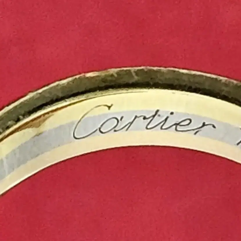 정품 Cartier 49호반지 750